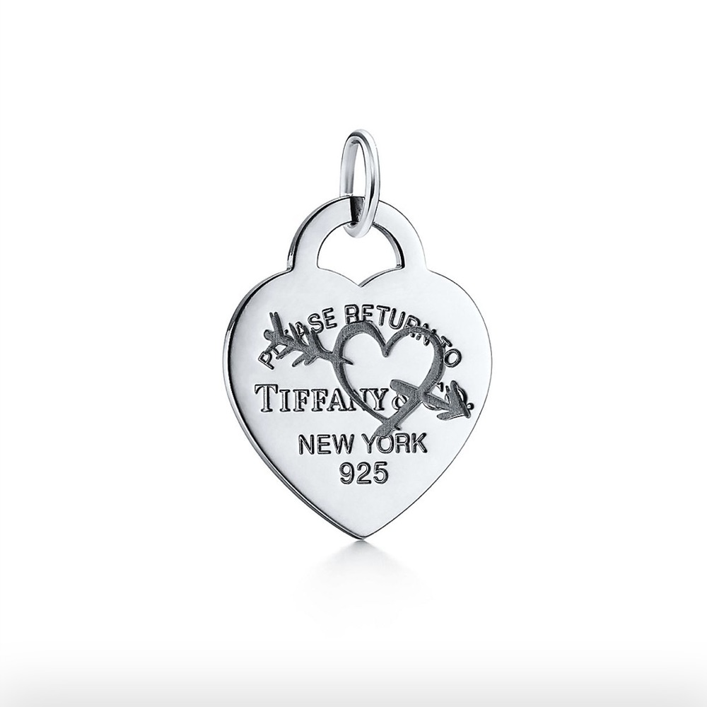 Tiffany & Co. Etched Heart Tag